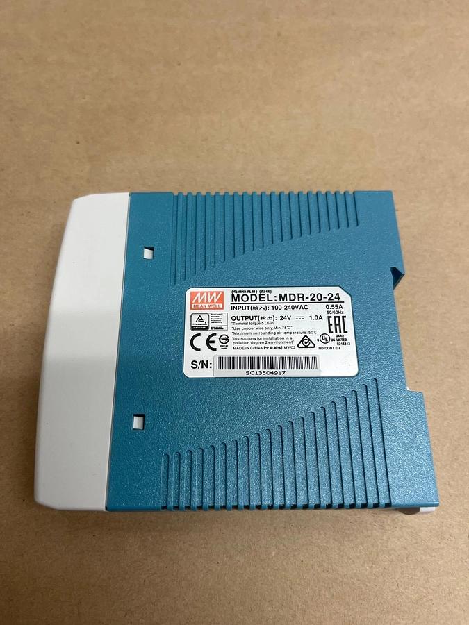 Used Mean Well MDP-20-24 AC to DC Power Supply Module, 24V, 1A *NEW*