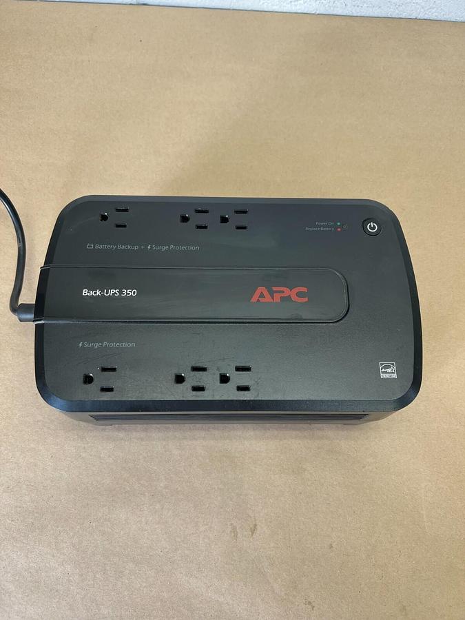 Used APC BE350G Back-UPS 350 Surge Protection with Battery