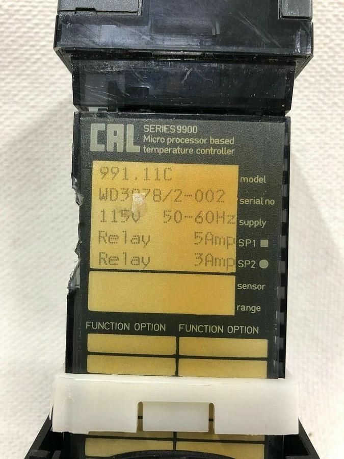 Used Cal Controls 991.11C Temperature Controller 115V 50-60 Hz