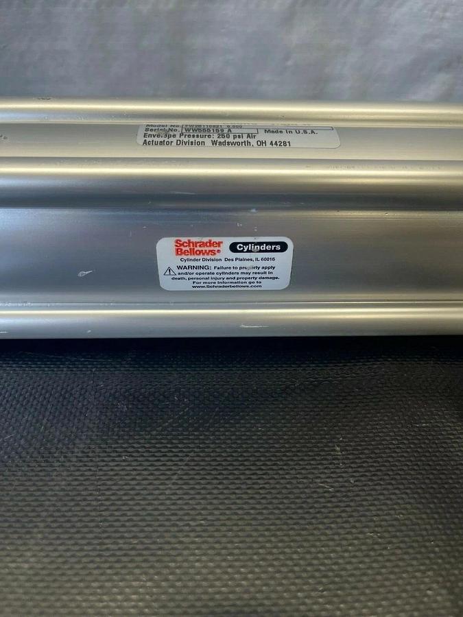 Used Schrader Bellows FW2B110821 8.000, Econo-Ram II, Pneumatic Cylinder