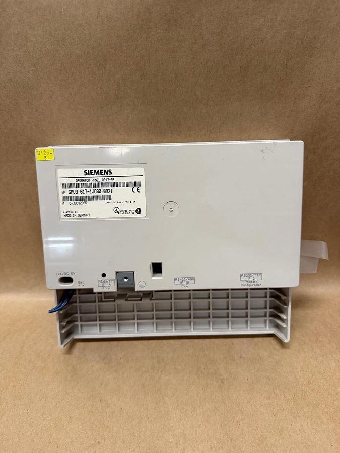 Used Siemens OP17-PP Operator Panel