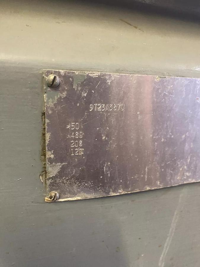 Used General Electric 9T23A3870 3 Phase Transformer - 50 kVA