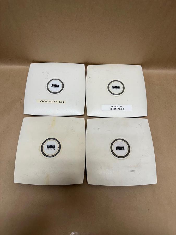 Used Cisco AIR-AP1131AG-A-K9 AIRONET Wireless Access Point - Lot of 4