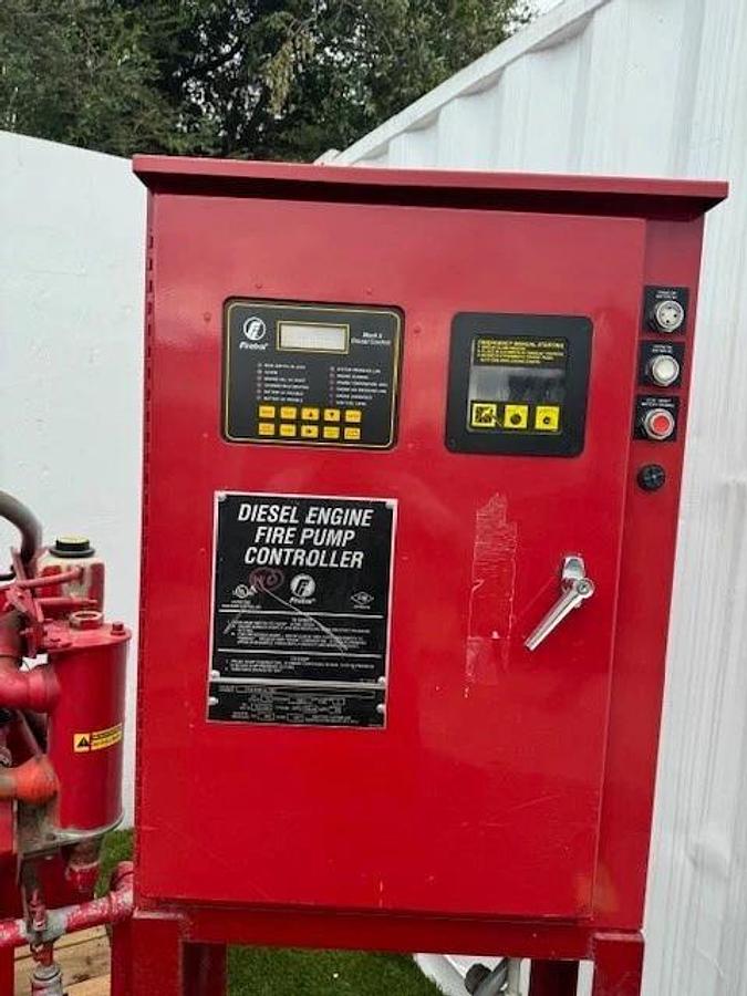 Used Clarke’s JW6HUF60 Stationary Fire Pump Engine Driver w/ Firetrol Controller
