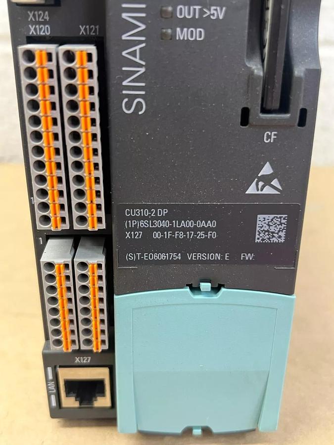 Used Siemens CU310-2DP Sinamics Control Unit