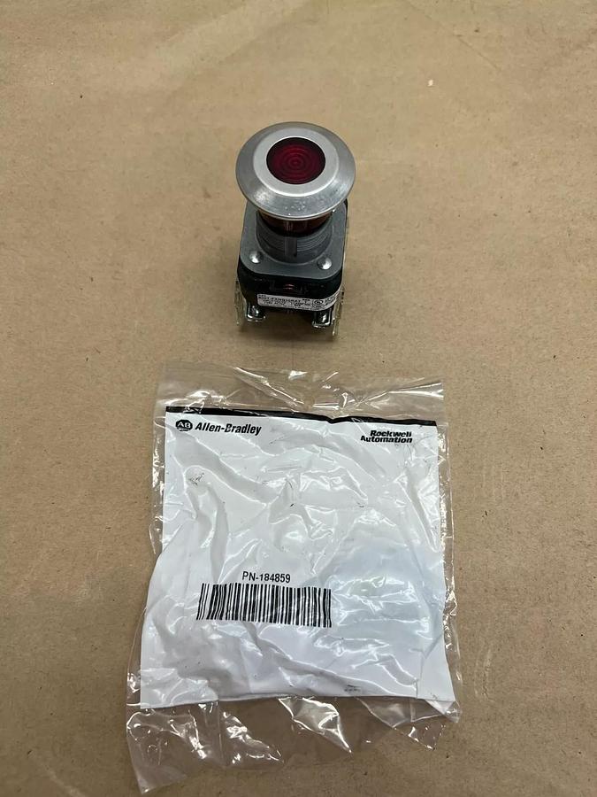 Used Allen Bradley 800T-FXNQ10RA7 30mm Push-Pull Device, Red