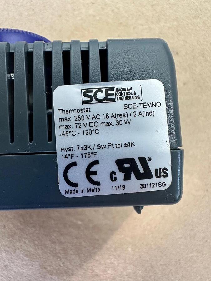 Used SCE SCE-TEMNO Thermostat *NEW*