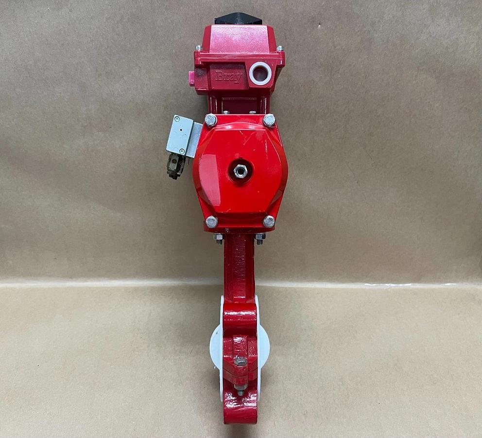 Used Bray 90-0920-21320-015 Pneumatic Actuator, Limit Switch, 3" Butterfly Valve