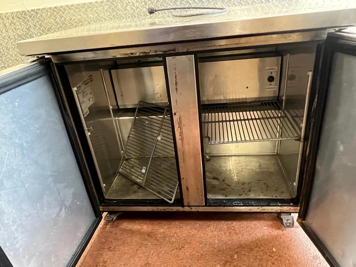 Used True Manufacturing Co. TUC-36-LP 2-Door Undercounter Fridge