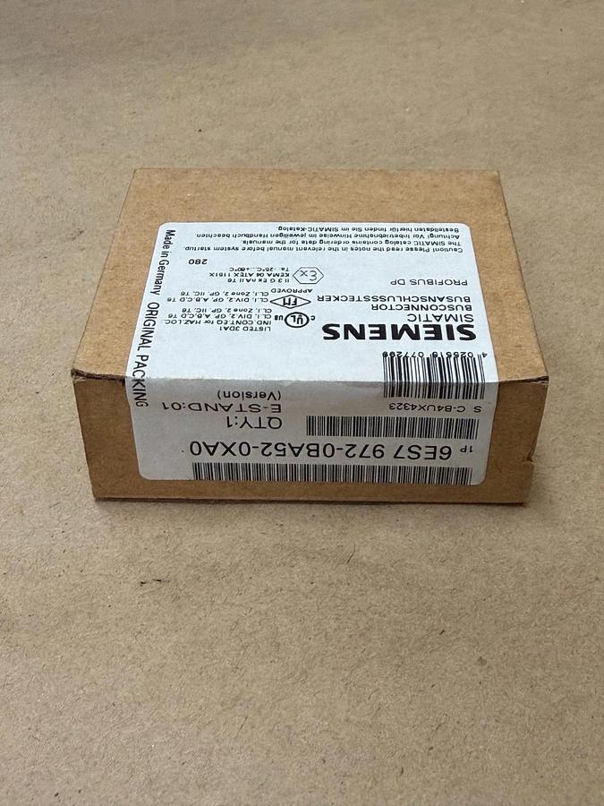 Used Siemens Simatic 6ES7 972-0BA52-0XA0 Bus Connector *FACTORY SEALED*