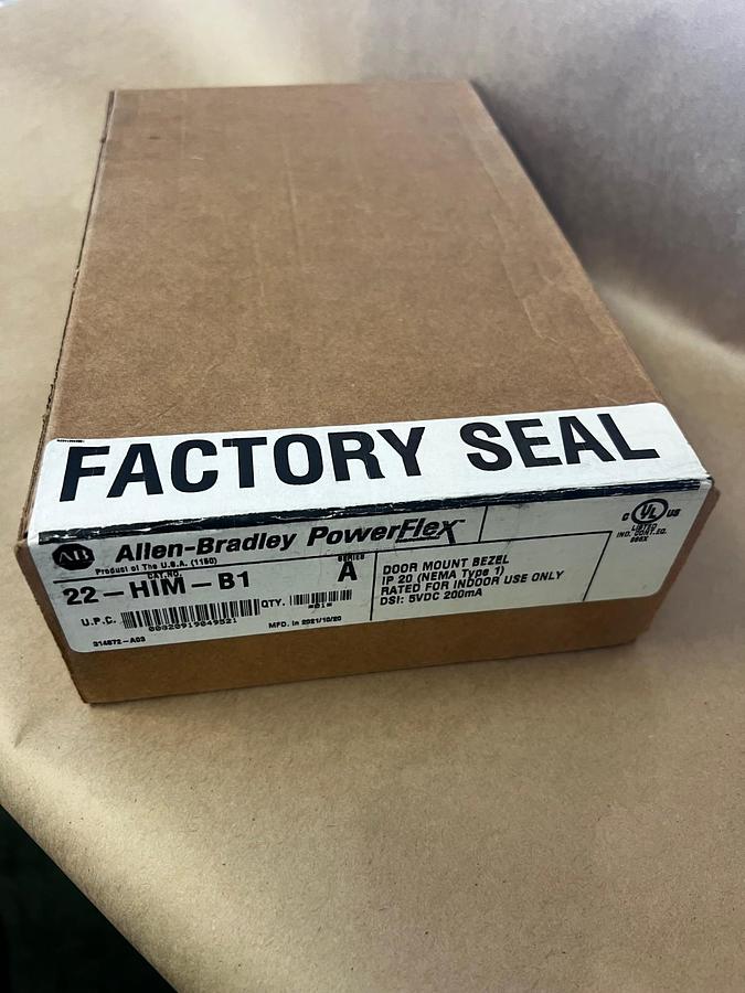 Used Allen Bradley 22-HIM-B1 Ser A PowerFlex Door Mount Bezel *FACTORY SEALED*