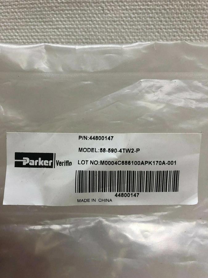 Used Parker 58-590-4TW2-P CGA Pigtail Connection P/N 44800147