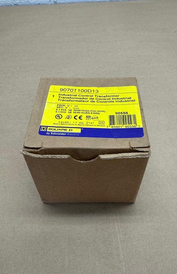 Used Square D 9070T100D13 Industrial Control Transformer *NEW*