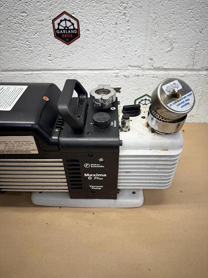 Used Fisher Scientific T55JXB2D-1146 Maxima C Plus, Vacuum Pump, Parts Only