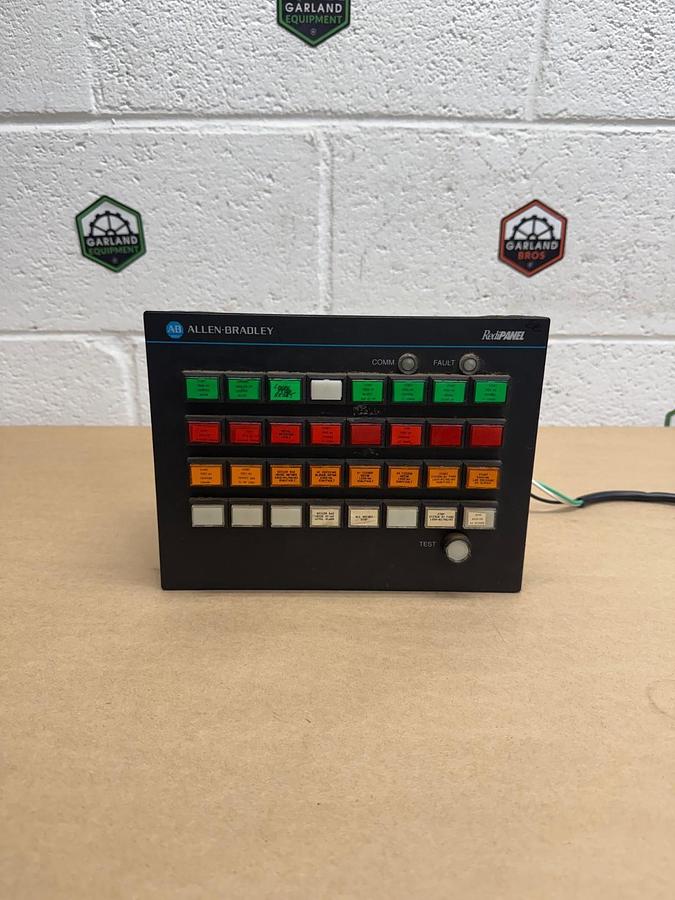 Used Allen-Bradley 2705-P11J1 Ser E, RediPanel, 120/240VAC Operator Interface