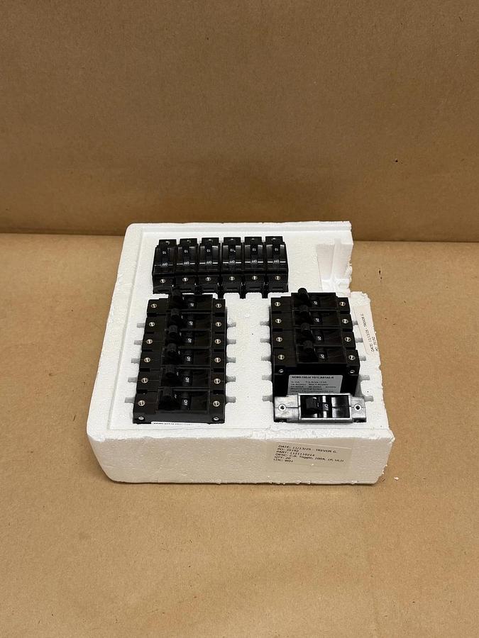 Used Nader NDB3-100J4 10/1LSS1A0-R 1-Pole Circuit Breaker - Lot of 17