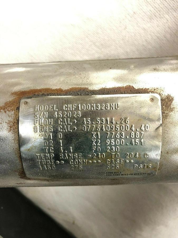 Used Micro Motion CMF100M328NU Mass Flow Sensor