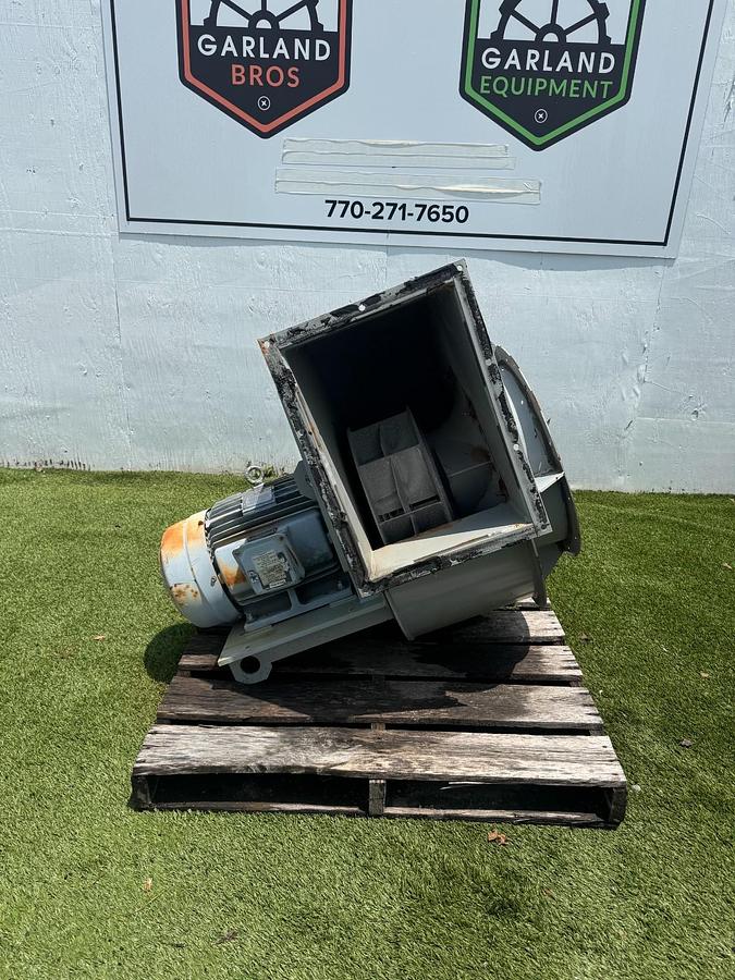 Used Twin City Fan & Blower CW 90° Top Horizontal Blower, 20Hp Motor 3520RPM 230/460V