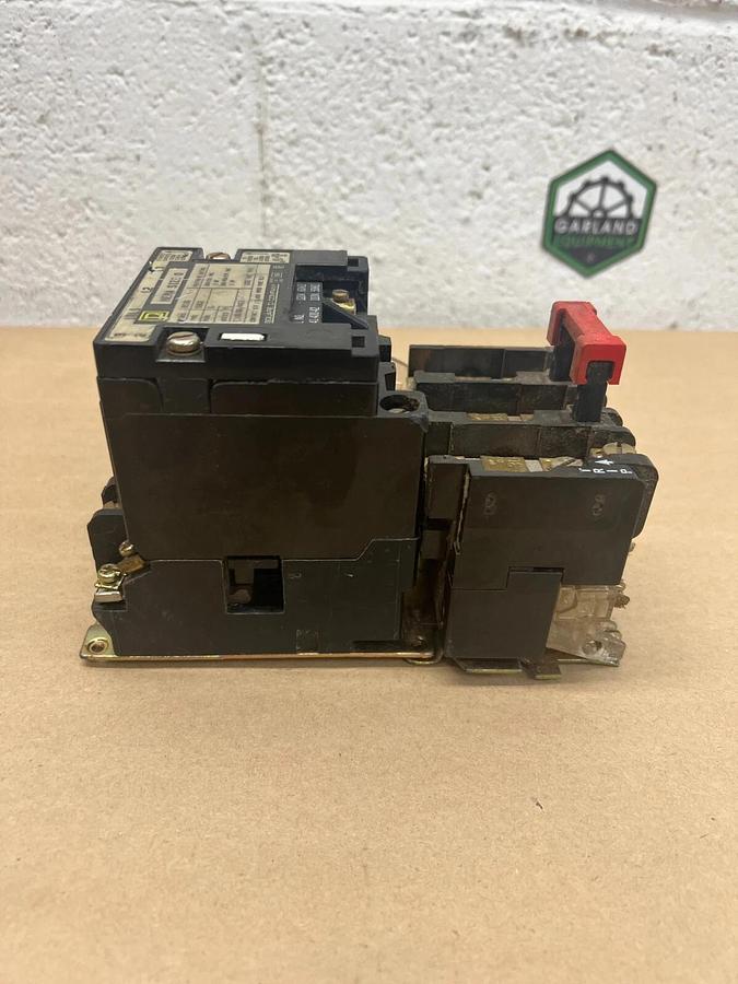 Used Square D 8536 Type SB02, Form S NEMA Size 0 Starter