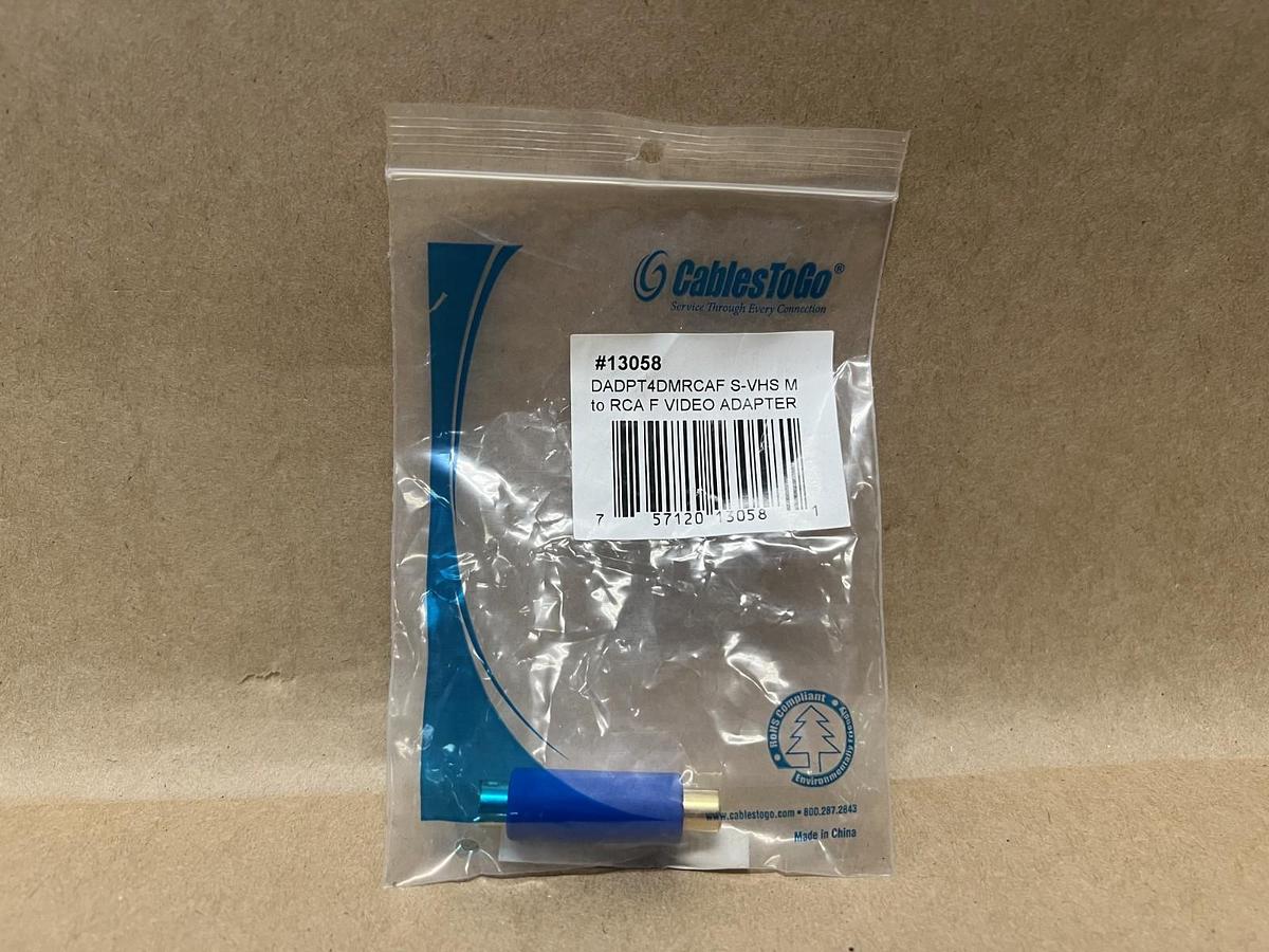 Used CablesToGo 13058 S-Video to RCA Adapter