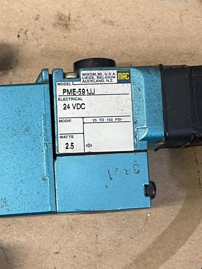 Used MAC 825C-PM-591JJ-552 Solenoid Valve