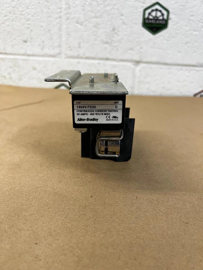 Used Allen Bradley 1494V-FS30 Fuse Block 30 Amp 600 Volts Series D