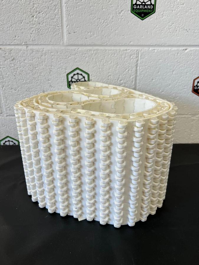Used Plastic Modular Conveyor Belt Width: 7 3/4”, Length: 58 1/2”, Thickness: 1/2”