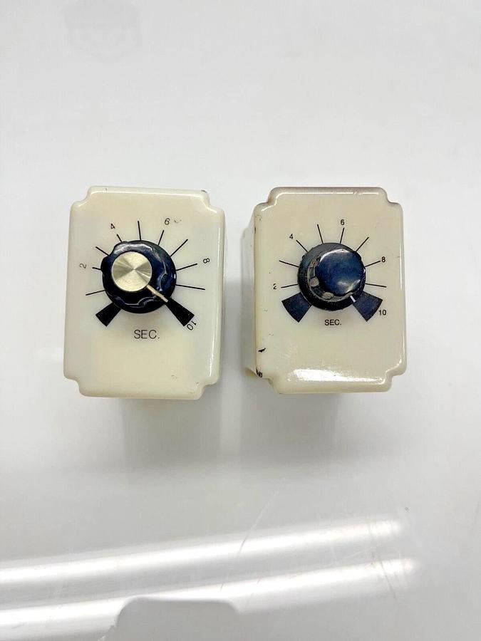 Used Potter & Brumfield CKB-38-71104 Time Delay Adjustable 0.1-10s 120VAC Input (2)