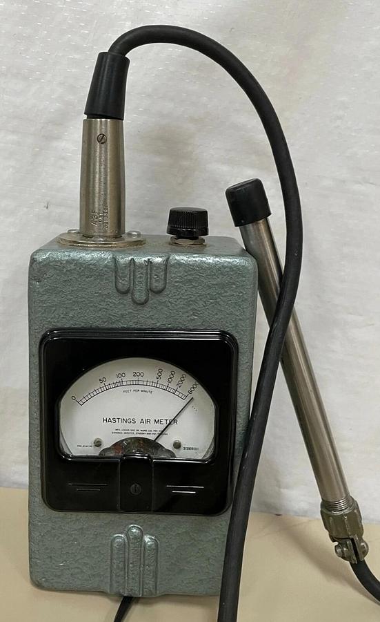 Used Teledyne Hastings Raydist G-11 Mass Air Meter Analog w/ S-27 Probe