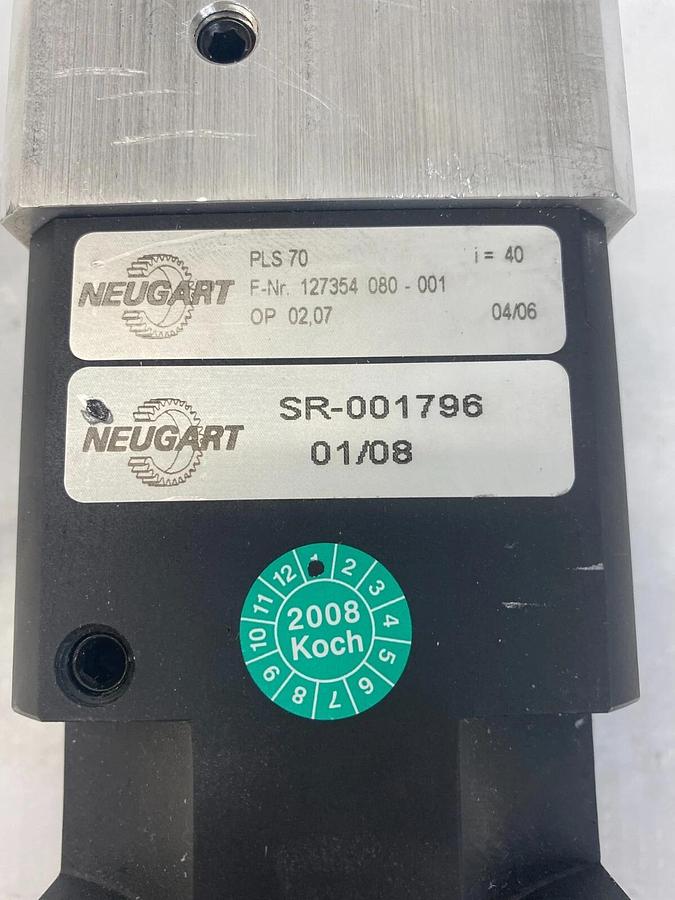 Used Neugart PLS70 S:1 Ratio Planetary Gearhead