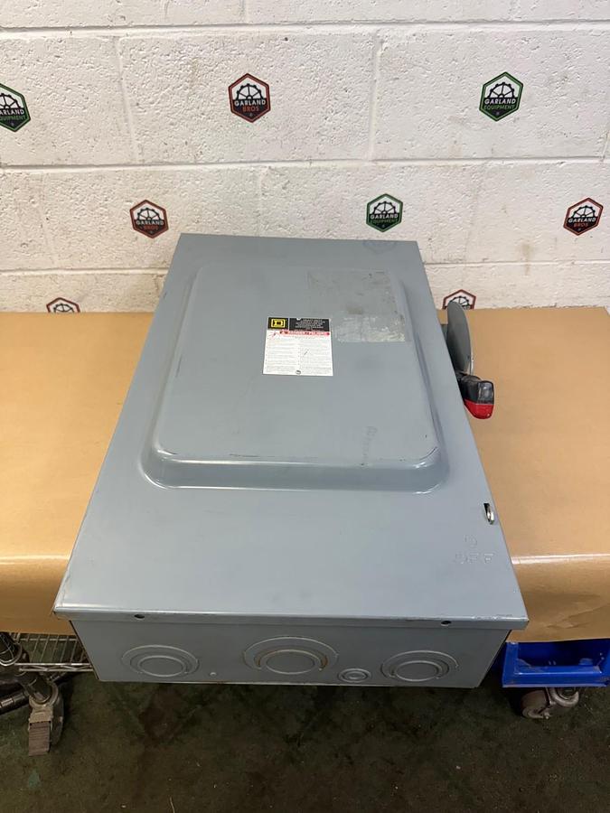 Used Square D HU364 200A Heavy Duty Safety Switch, 600V