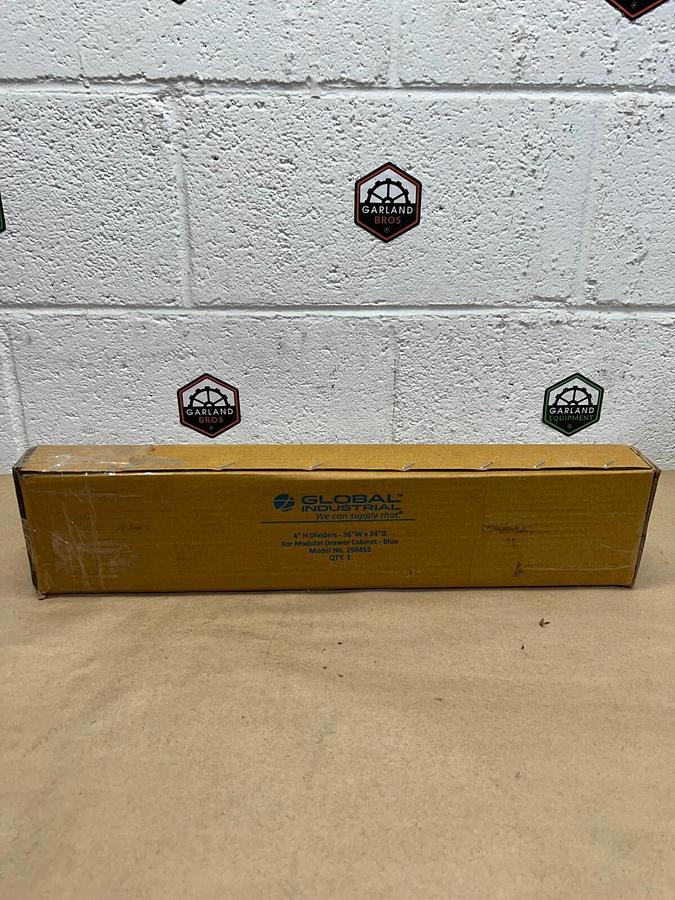 Used Global Industrial 298453 4” H Dividers-36” Wx24” D for Modular Drawer Cabinet