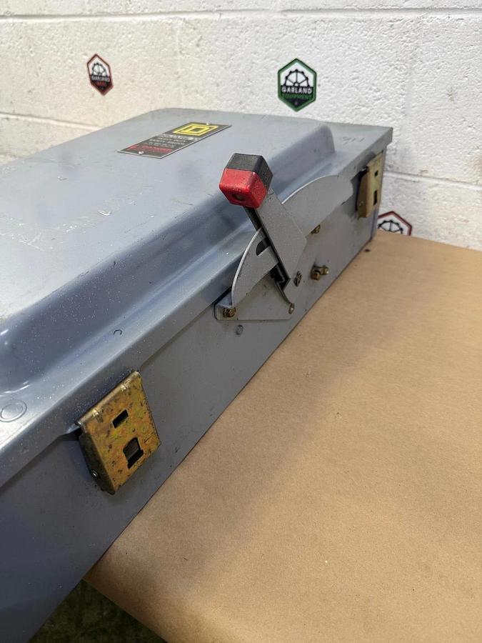Used Square D HU364AWK 200A Heavy Duty Safety Switch, 600V, Series E1
