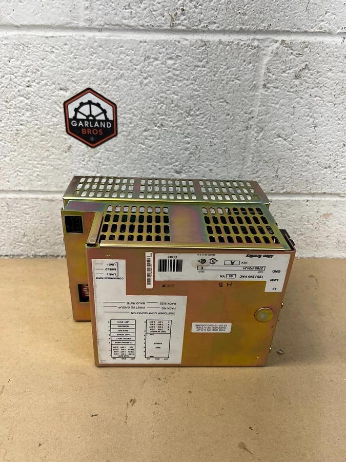 Used Allen Bradley 2705-P21J1 Push Button Module, Missing Front Piece, Parts Only