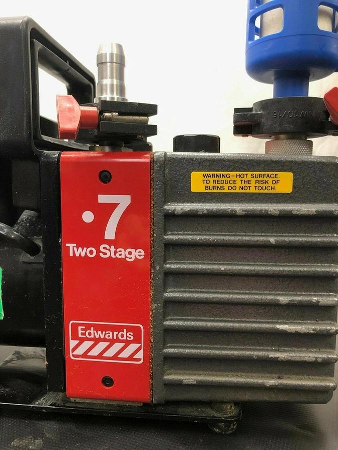 Used Edwards E2M-0-7, Dual Stage Rotary Vacuum Pump