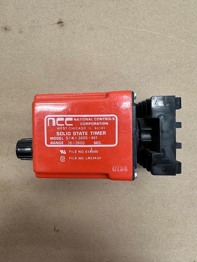 Used National Controls Corp. S1K-3600-461 Timer