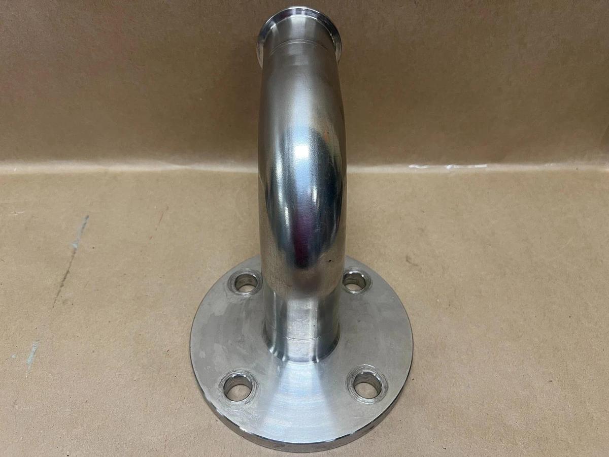 Used GEA Tuchenhagen 90-Degree Stainless Steel Flanged Elbow, 2"