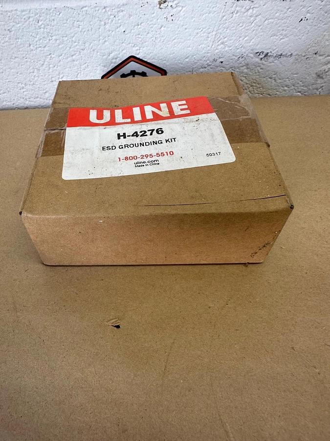 Used ULINE H-4276 ESD Grounding Kit *FACTORY SEALED NEW*