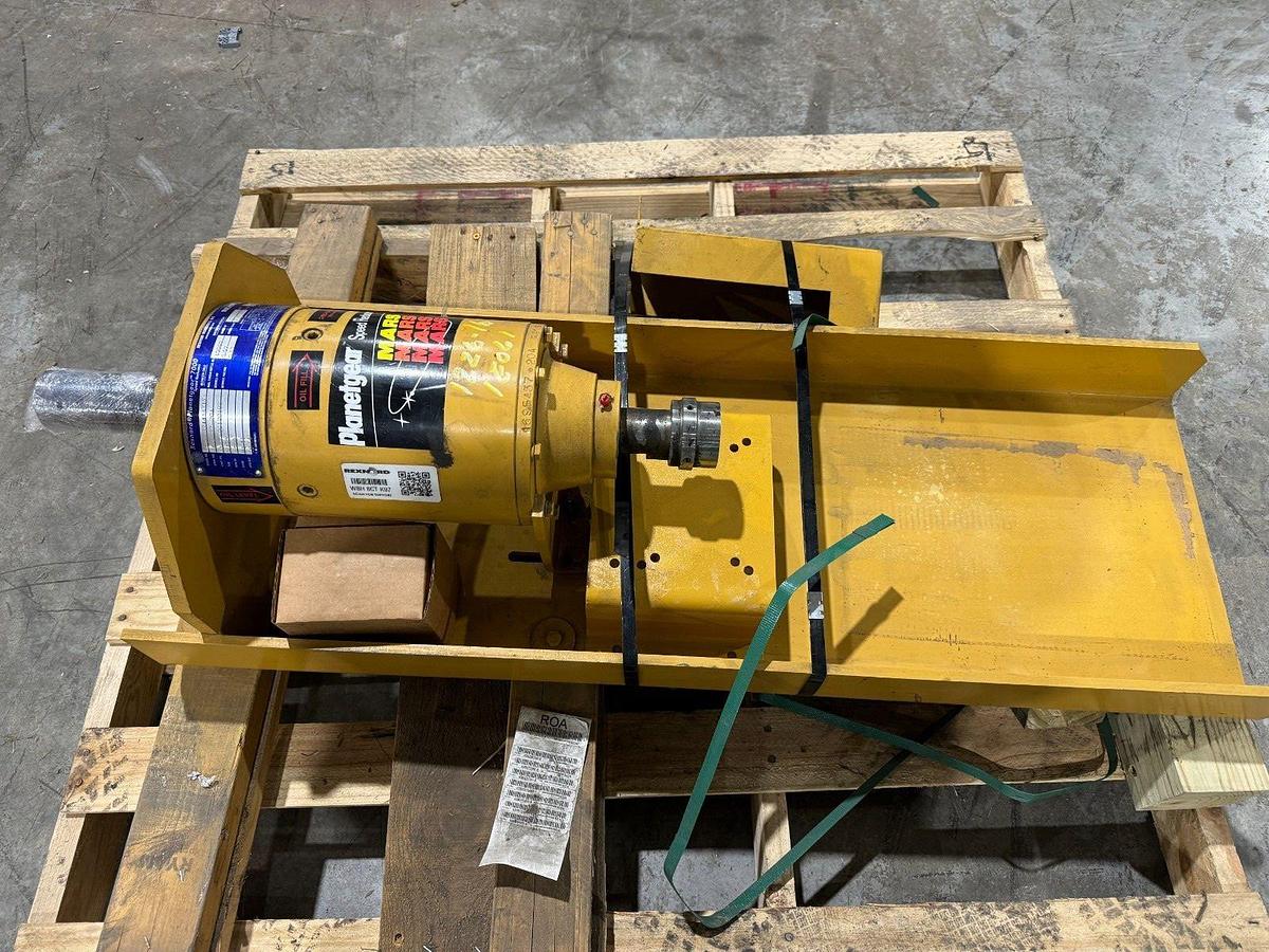 Used Rexnord Link-Belt 2947Y125W Gear Reducer, Ratio 38.4:1, US Elec Motor 15HP