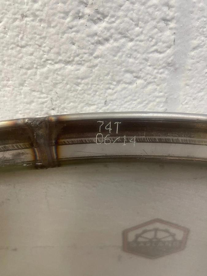 Used Stainless Steel 40” Mesh for Vibratory Screener, 74 microns