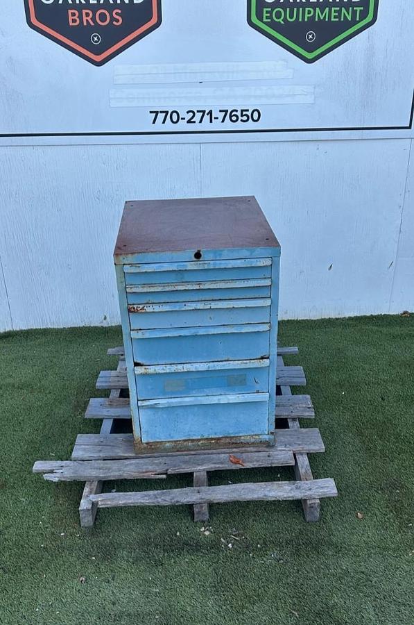 Used Industrial Storage Cabinet 6 Drawer, W:22.5”, D:26.5”, H:33.5”