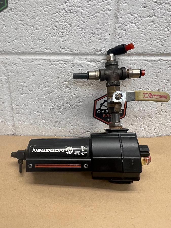 Used Norgren Excelon L74M-4AP-QDN Lubricator with Juniper Pneumatics