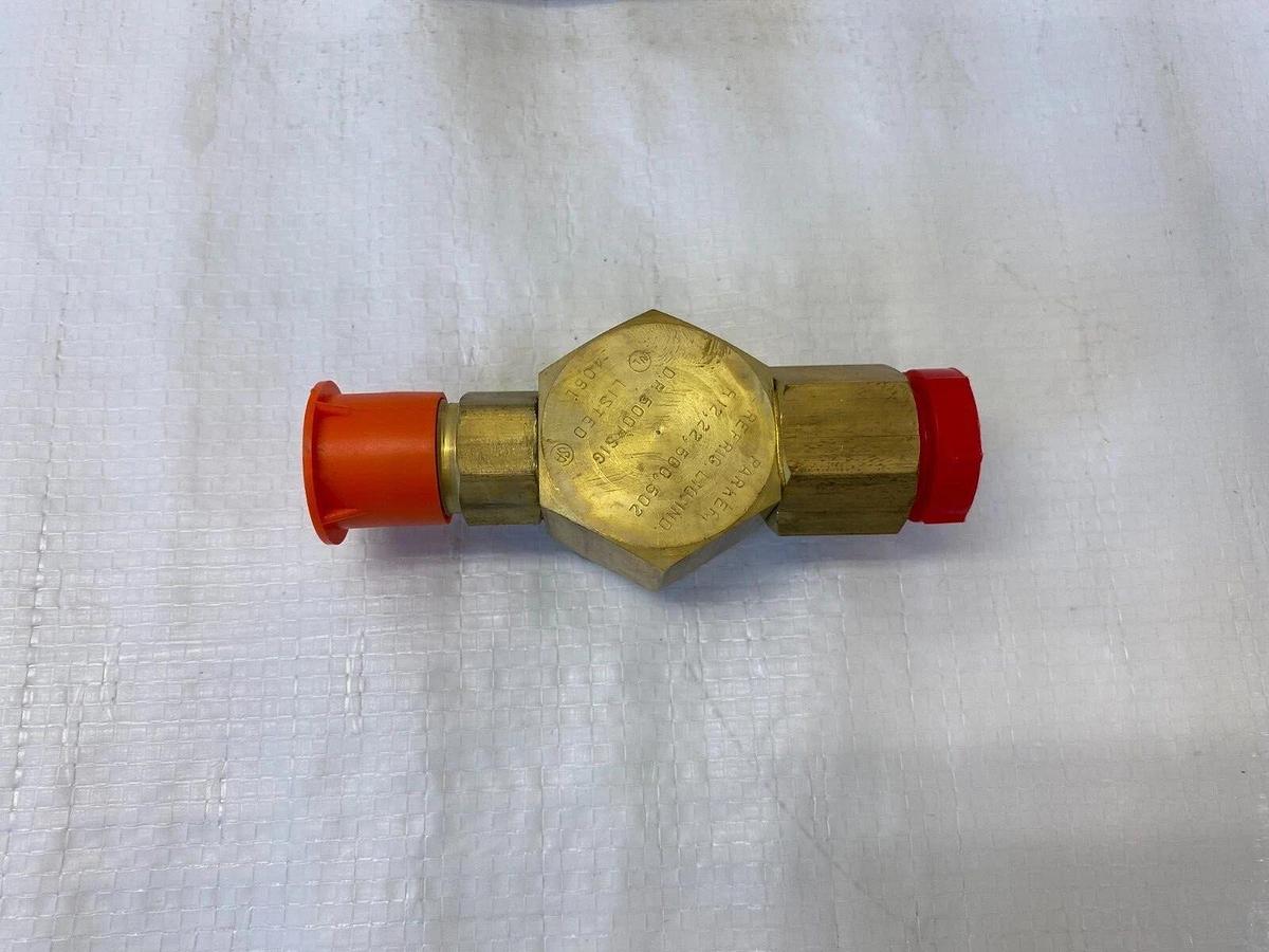 Used Parker PAG-4MF Moisture Indicator 1/2 SAE Male x 1/2 SAE Female - Lot of 2