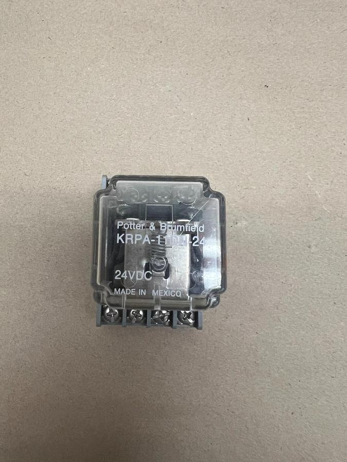 Used Potter & Brumfield KRPA-11DN-24 24VDC Relay - Lot of 2