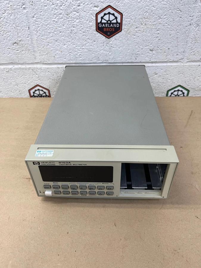 Used Hewlett-Packard 8153A Lightwave Multimeter