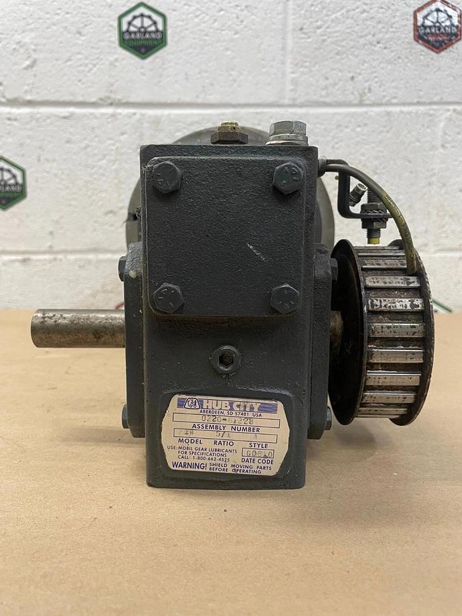 Used Reliance Electric p14x1482s Duty Master A-C Motor Hub City Model 14 Gear Reducer