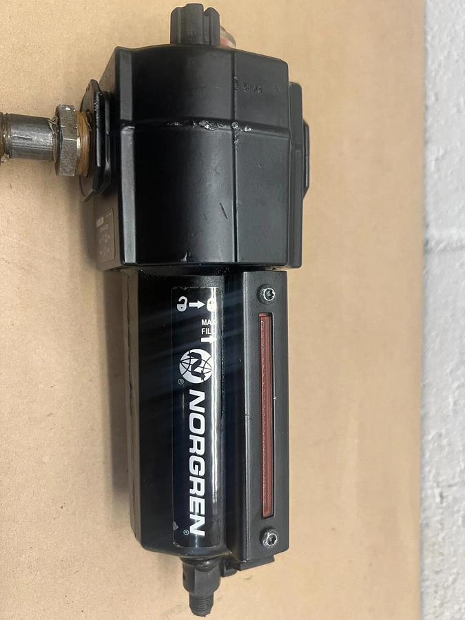 Used Norgren Excelon L74M-4AP-QDN Lubricator with Juniper Pneumatics