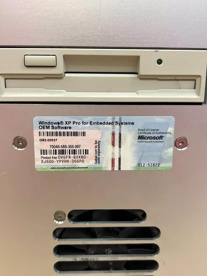 Used Microsoft X12-51822 Windows XP Pro for Embedded Systems