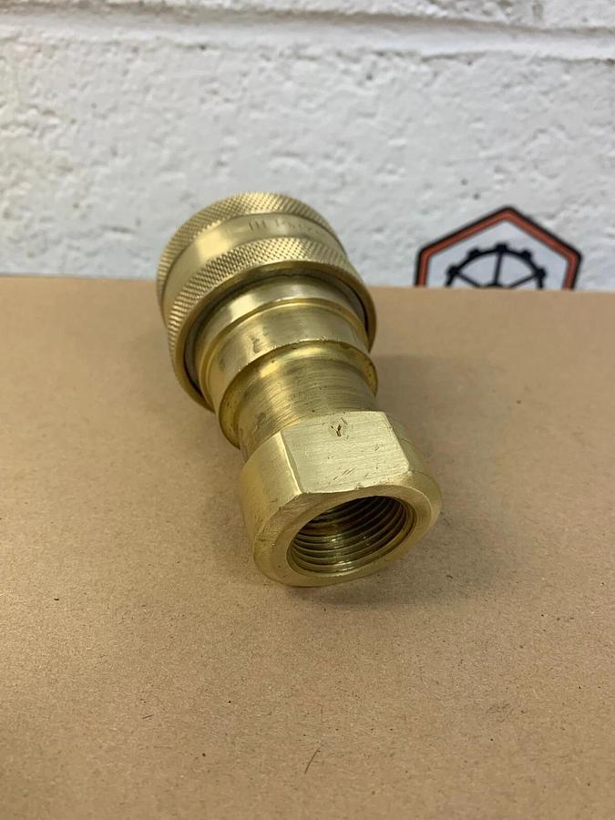 Used Parker BH6-60 Brass Female Coupler