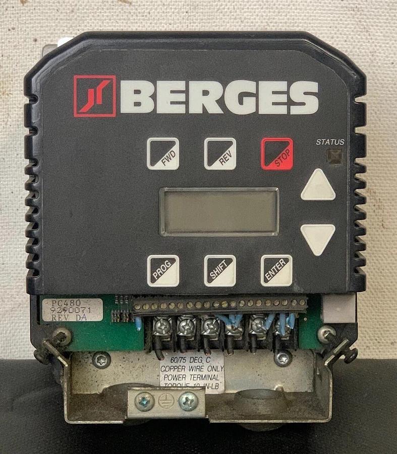 Used Berges ACP3601-5B Frequency Inverter Drive without Face Plate
